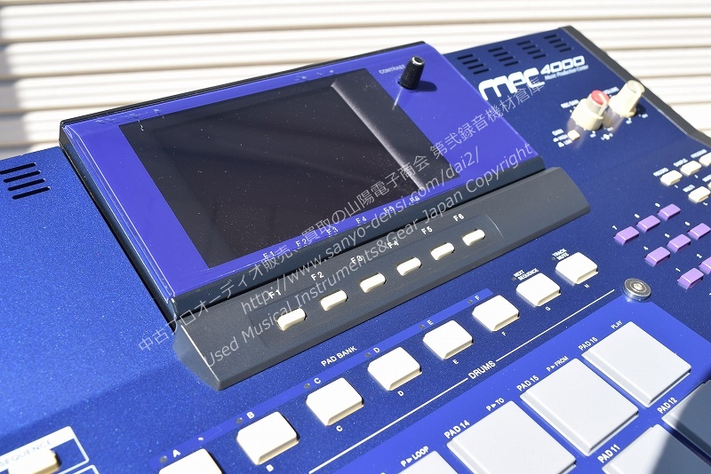 AKAI MPC4000 サンプラー|中古 山陽電子商会 第弐録音機材倉庫 AKAI MPC4000 サンプラー|中古 山陽電子商会 第弐録音機材倉庫