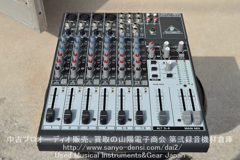 BEHRINGER (ベリンガー) XENYX1204 ｜中古音響機材 アナログミキサー 全国通信販売