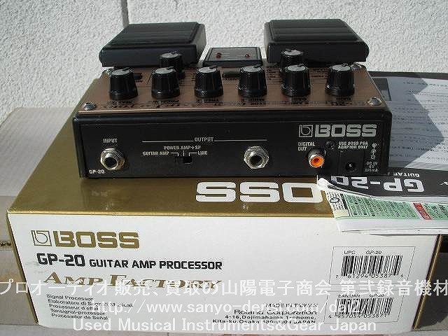 ���ÃG�t�F�N�^�[�@BOSS GP-20�@�A���v���f�����O