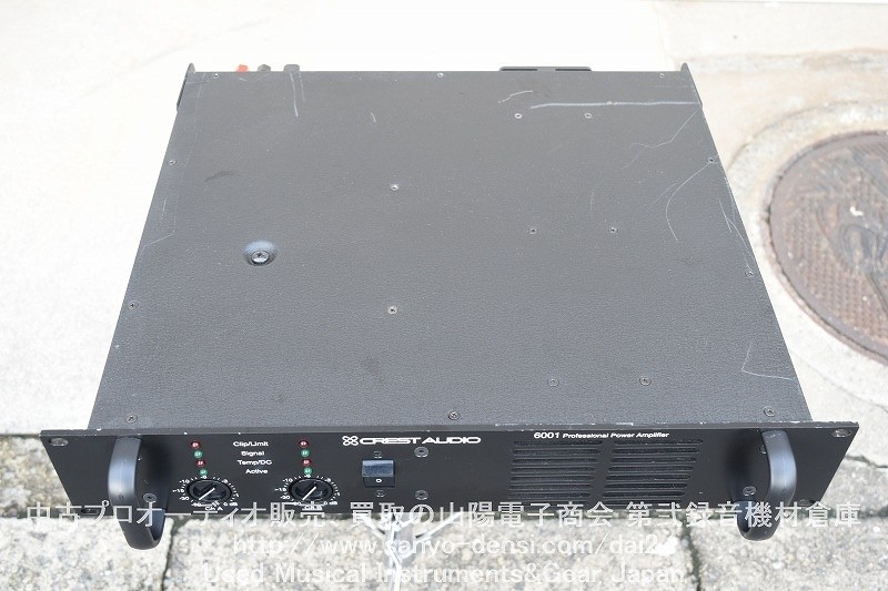 中古音響機材 CREST AUDIO Model 6001 700W】PA/SR パワーアンプ 通信販売