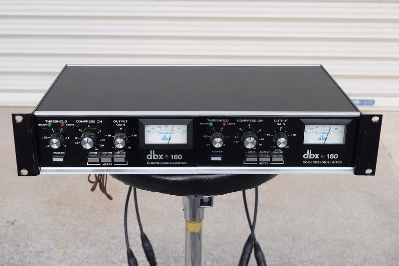 中古音響機材 DBX 160 ビンテージコンプレッサー 2台セット 通信販売