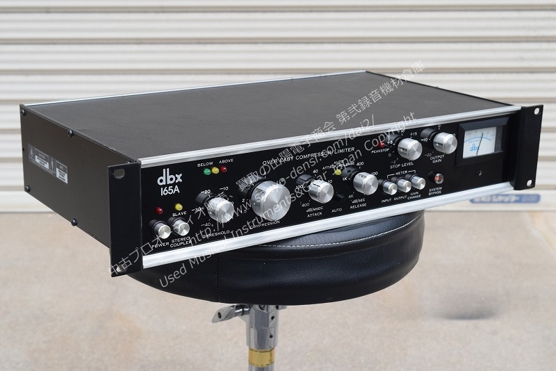 中古　レコーディング機材　DBX165A コンプレッサー　全国通信販売　3