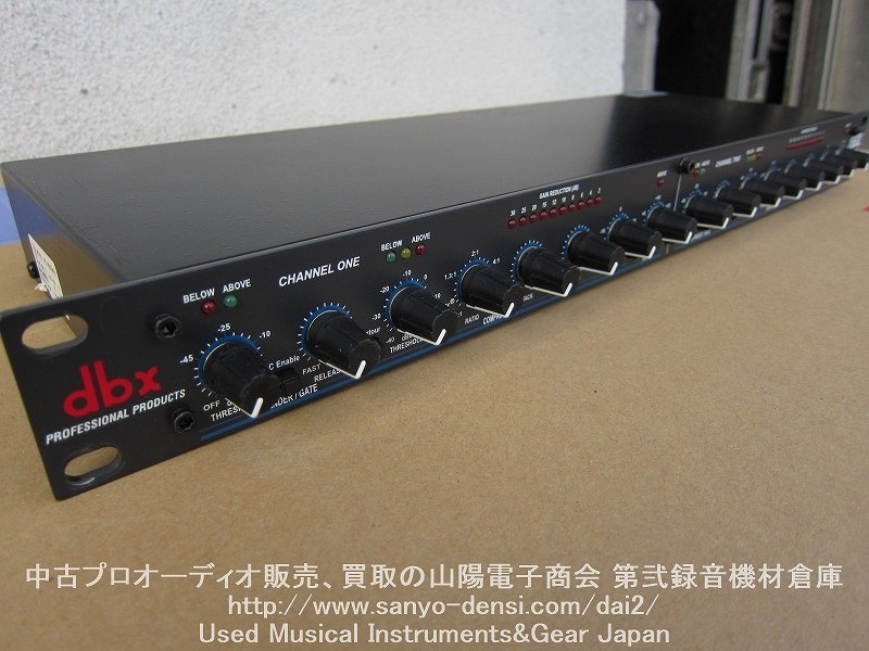 中古音響機材】 dbx 166XL 2ch コンプレッサー リミッター 全国通信販売