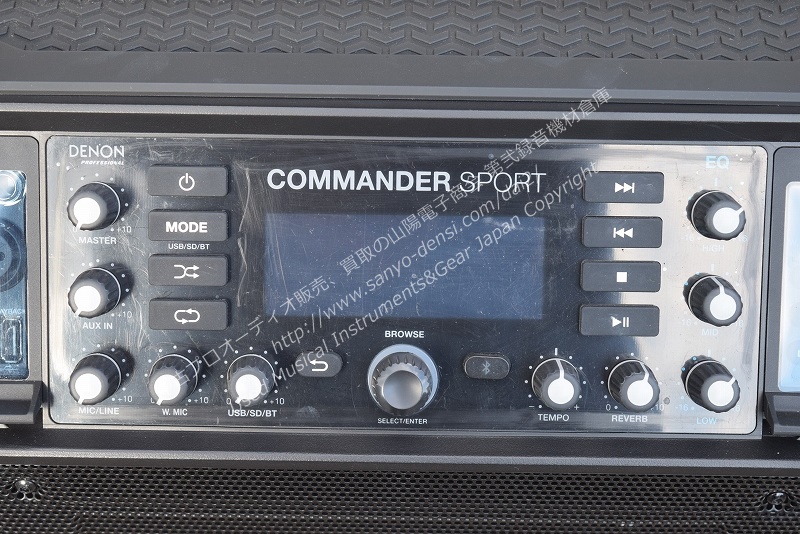 DENON COMMANDER SPORT モバイルPAシステム 中古｜ 山陽電子商会