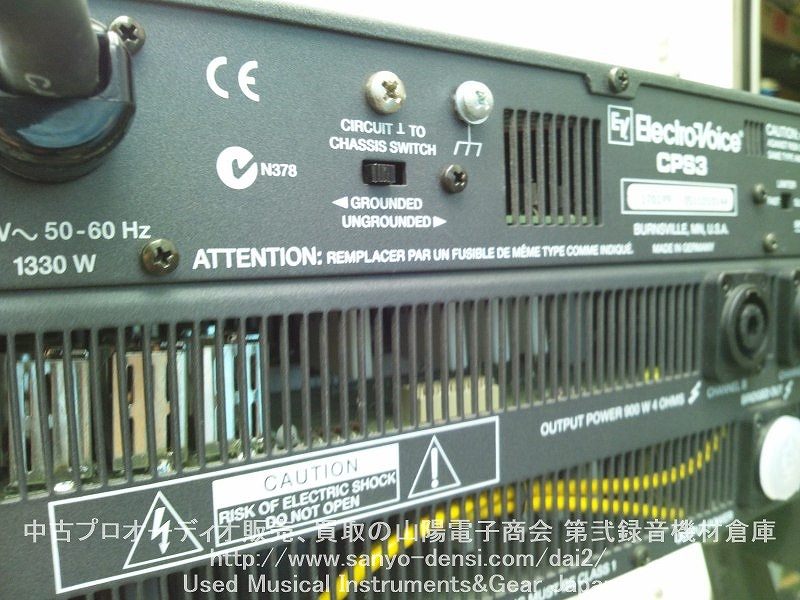 中古音響機材】 ELECTRO-VOICE CPS3 900W PA パワーアンプ 通信販売
