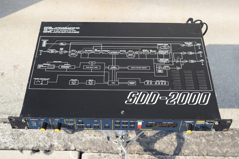 中古音響機材　KORG SDD-2000 サンプリング・デジタルディレイ　BOOWY 布袋寅泰