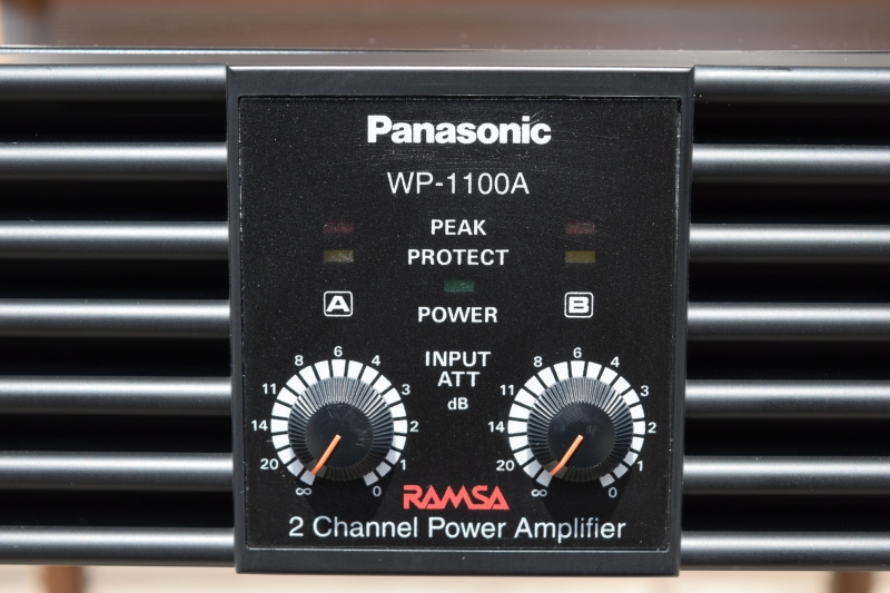 中古パワーアンプ RAMSA WP-1100A PAパワーアンプ 全国通信販売