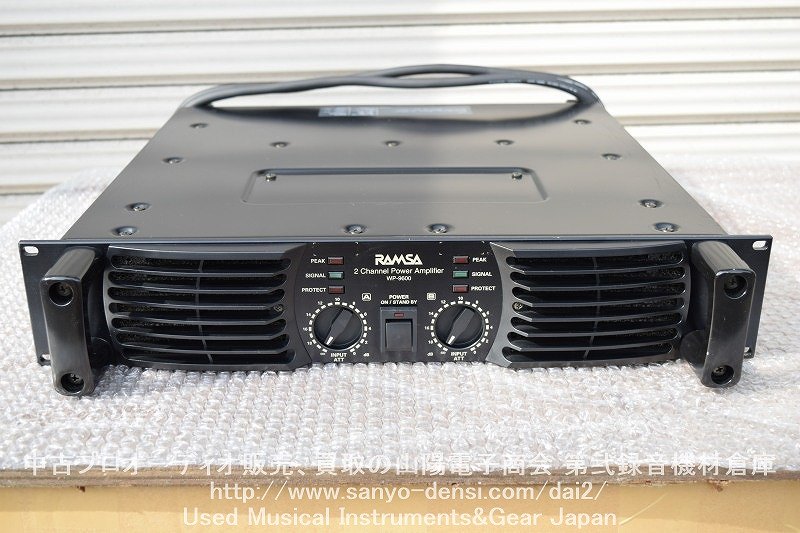中古音響機材】 RAMSA WP-9600 800W PA パワーアンプ 通信販売