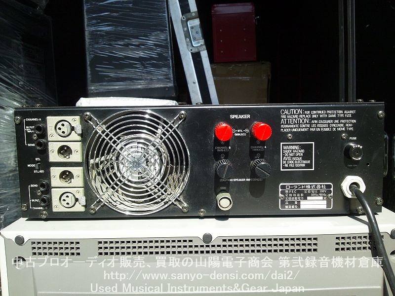 中古音響機材】 ROLAND SRA-4800 PA、モニターパワーアンプ 全国通信販売