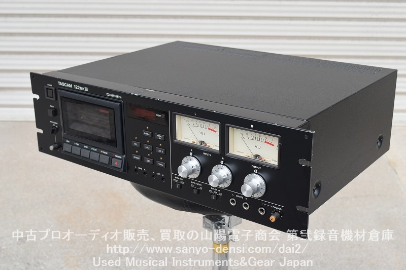 中古　TASCAM 112RMK3 3ヘッド カセットデッキ全国通信販売