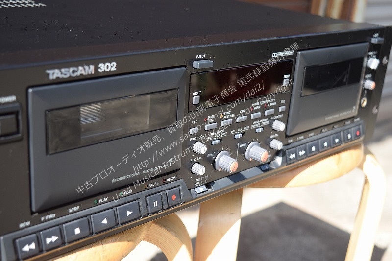 TASCAM (タスカム) 302 ダブルカセットデッキ｜中古 山陽電子