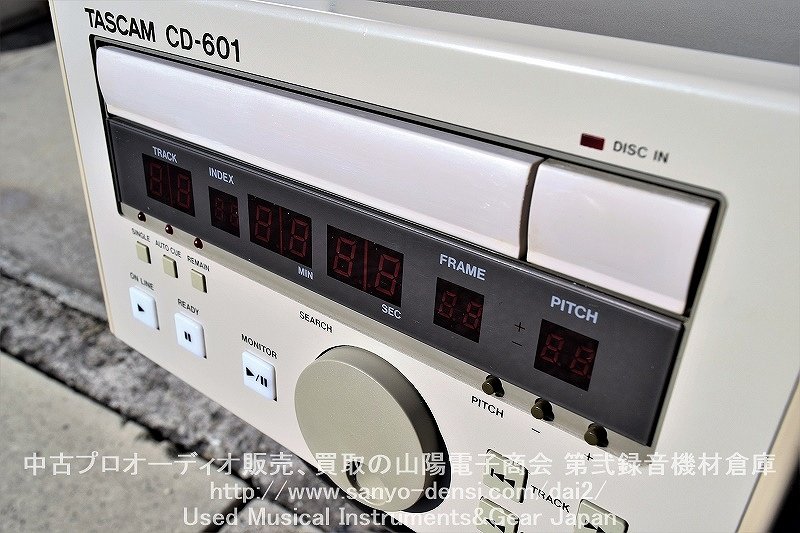 TASCAM タスカム CD-601】中古業務用CDプレーヤー 山陽電子商会