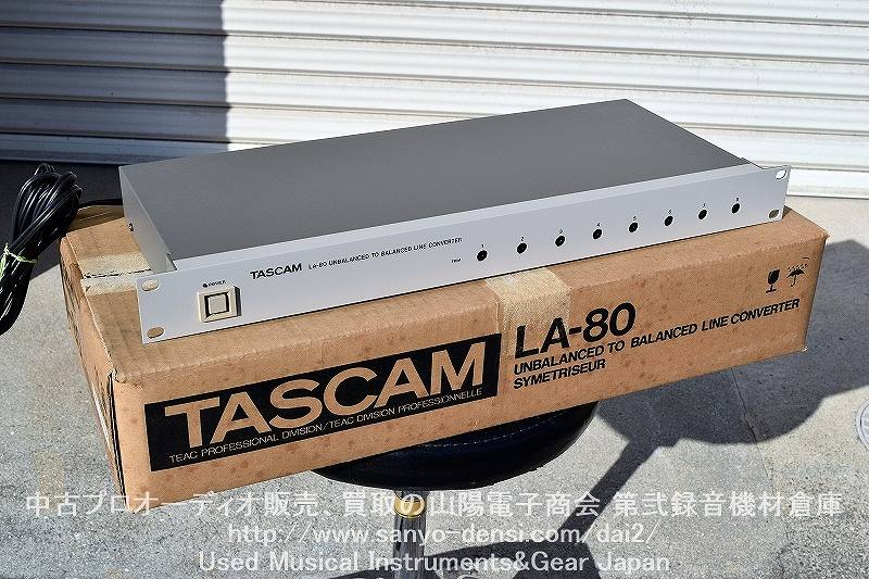 【中古レコーディング機器】　TASCAM LA-80 全国通信販売