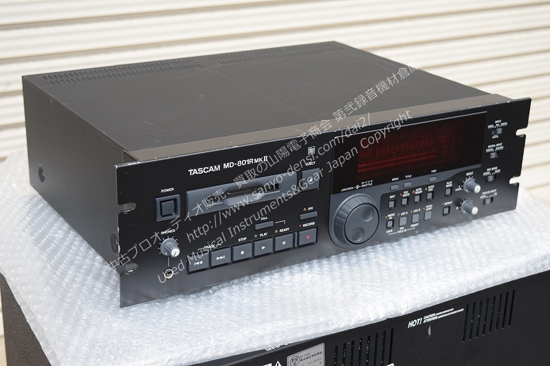 TASCAM MD-801Rmk2 業務用ＭＤレコーダー｜中古 山陽電子商会 第弐録音