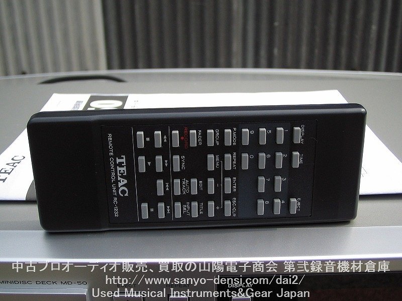 ���Á@TEAC MD-50 MD �S���ʐM�̔�