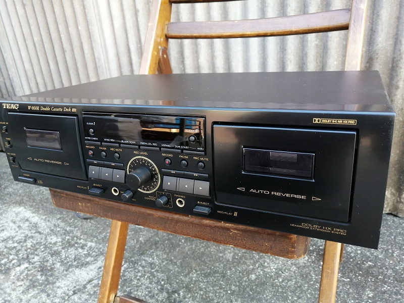 中古音響機材 TEAC W-800R ダブルカセットデッキ