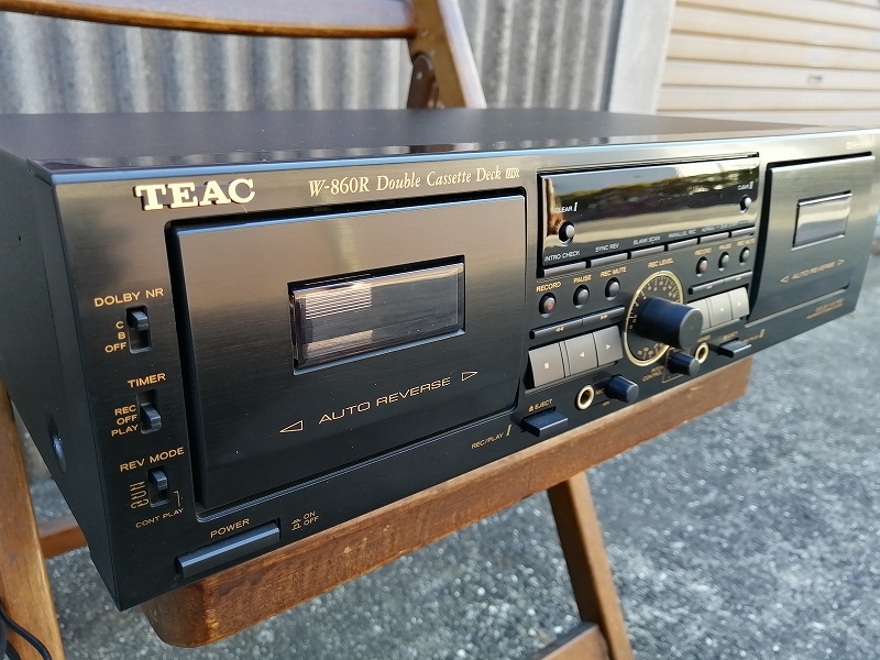 中古音響機材 TEAC W-800R ダブルカセットデッキ