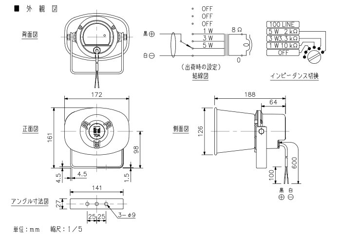 TOA SC-705AM ホーンスピーカー　新品特価　通信販売