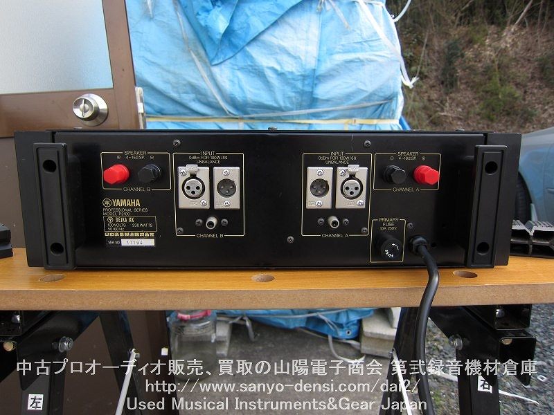 中古音響機材】 YAMAHA P2100 PAパワーアンプ 全国通信販売