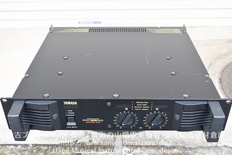 中古音響機材 YAMAHA PC5500 750W】 PAパワーアンプ 通信販売