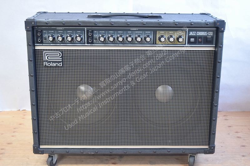 ROLAND JC120 JAZZ CHORUS120 プッシュスイッチ 中古ギターアンプ 山陽電子商会 第弐録音機材倉庫