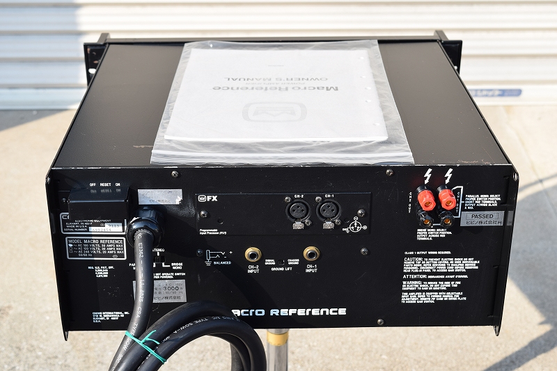 中古】 新入荷 AMCRON MACRO REFERENCE パワーアンプ｜山陽電子商会 第