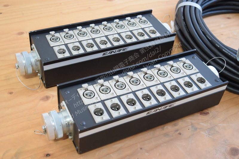 CANARE カナレ M202-8AT 25M 8J12N12 8chマルチケーブル 山陽電子商会 第弐録音機材倉庫