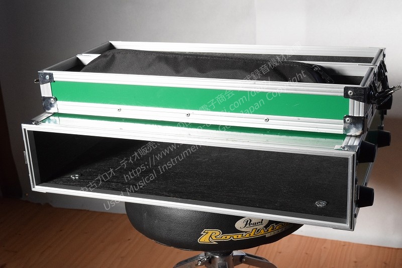 DUPLEX 2u 緑 中古 ラックケース 山陽電子商会 第弐録音機材倉庫