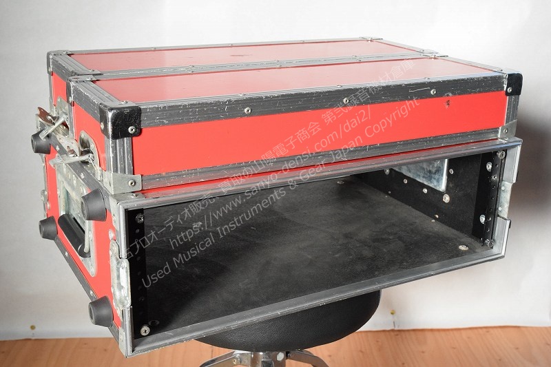 DUPLEX 3u 赤 中古 ラックケース 山陽電子商会 第弐録音機材倉庫