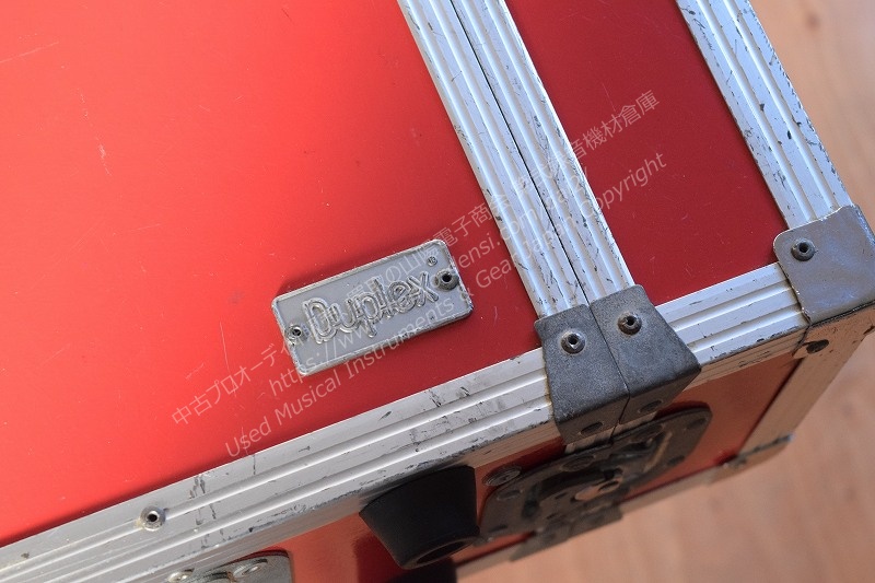 DUPLEX 3u 赤 中古 ラックケース 山陽電子商会 第弐録音機材倉庫