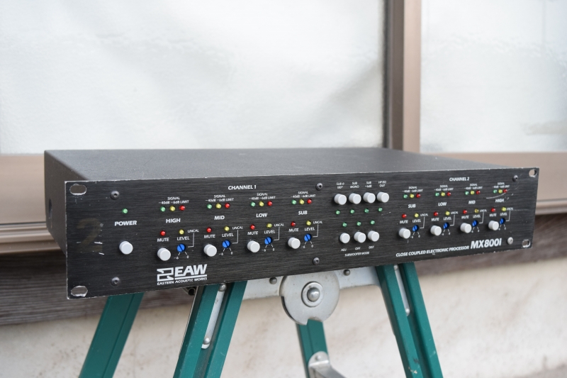 中古音響機材 EAW MX800i チャンネルデバイダー