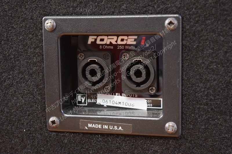 ELECTRO VOICE FORCE i PAスピーカー 山陽電子商会 第弐録音機材倉庫