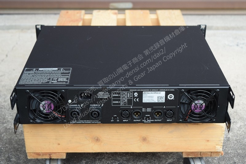 ELECTRO-VOICE Q99 エレクトロボイス 中古 PAパワーアンプ 山陽電子商会 第弐録音機材倉庫