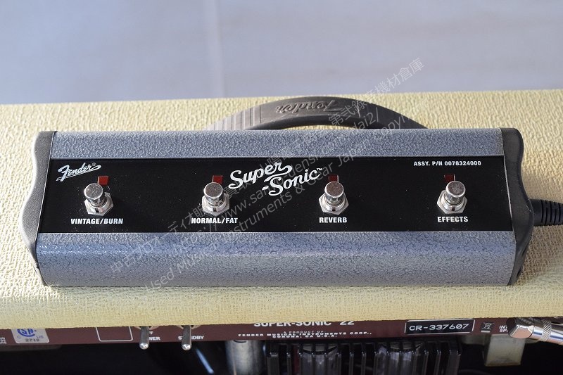 Fender SUPER-SONIC22 COMBO 中古ギターアンプ 山陽電子商会 第弐録音機材倉庫