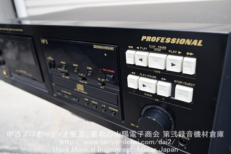 中古音響機器 MARANTZ PMD351/F1B CD/カセットデッキ】山陽電子商会 第