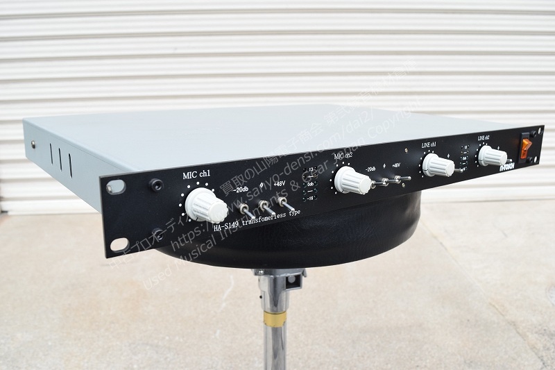 マイクプリ/コンプ N-TOSCH HAS-149 マイク/ラインプリアンプ 中古レコーディング機材 山陽電子商会 第弐録音機材倉庫