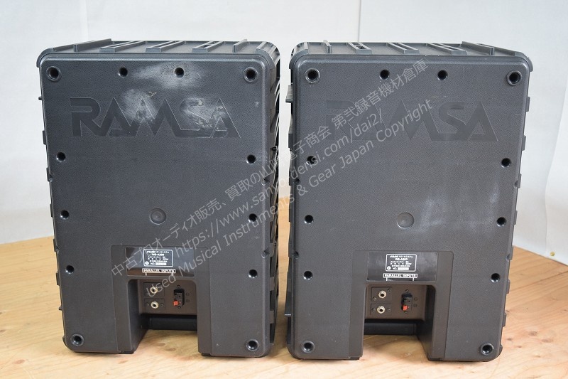 中古音響機材】 RAMSA WS-A200 250W PAスピーカー 程度良好 2本セット