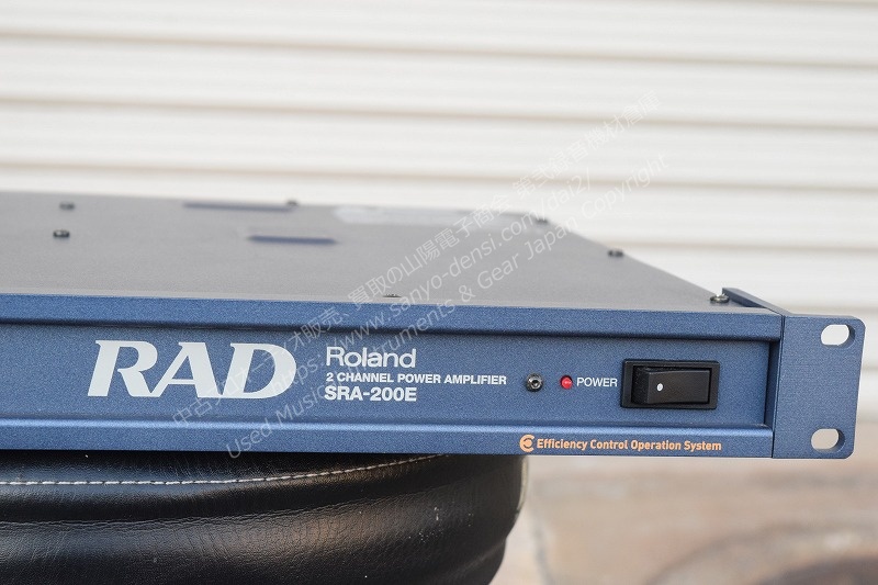 ROLAND ローランド SRA-200E 150Wx2 パワーアンプ｜中古 山陽電子商会