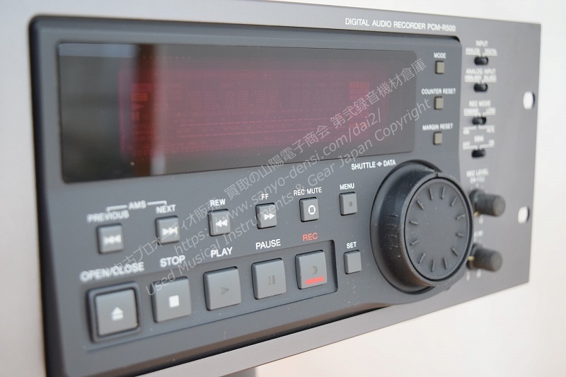 中古機材 SONY PCM-R500 】 業務用DATプレーヤー 山陽電子商会 第弐