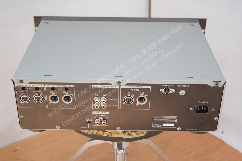 中古 SONY PCM-R500 業務用DAT　山陽電子商会 第弐録音機材倉庫
