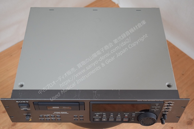 中古 SONY PCM-R500 業務用DAT　山陽電子商会 第弐録音機材倉庫