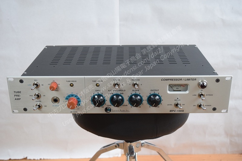 SUMITT AUDIO MPC-100A チューブ・マイクプリアンプ コンプ 中古レコーディング機材 山陽電子商会 第弐録音機材倉庫
