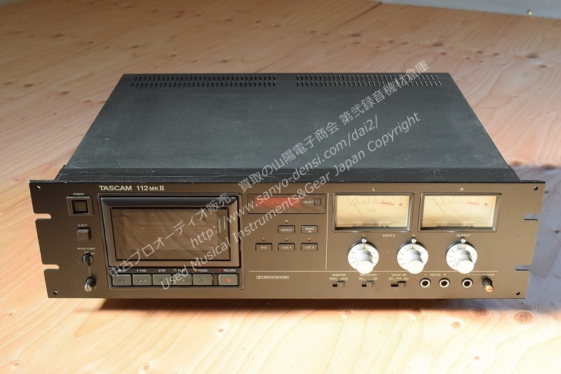 TASCAM 112 MK II カセット　プレイヤー 中古 中古音響機材 TASCAM 112MKⅡバランス入出力（LA-112