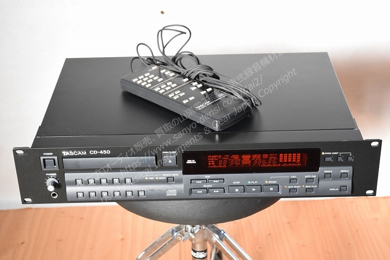 TASCAM CD-450 CDプレーヤー 山陽電子商会 第弐録音機材倉庫