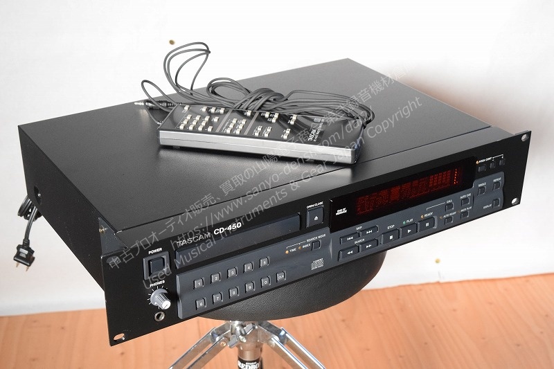 TASCAM CD-450 CDプレーヤー 山陽電子商会 第弐録音機材倉庫