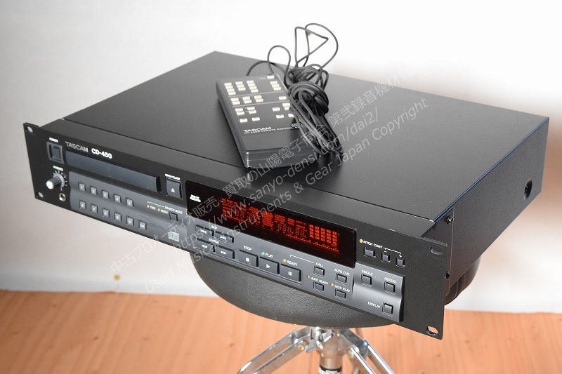 TASCAM CD-450 CDプレーヤー 山陽電子商会 第弐録音機材倉庫