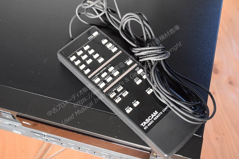 TASCAM CD-450 CDプレーヤー 山陽電子商会 第弐録音機材倉庫