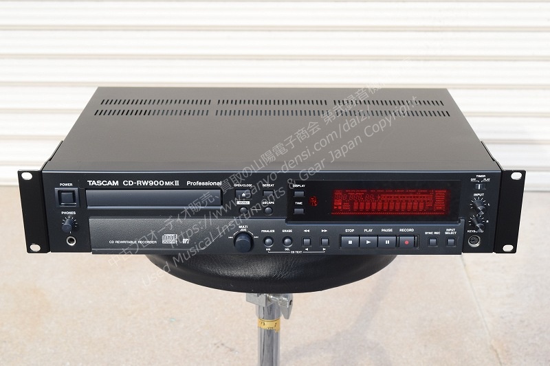 TASCAM CD-RW900MK2 CDレコーダー ｜中古 山陽電子商会 第弐録音機材倉庫