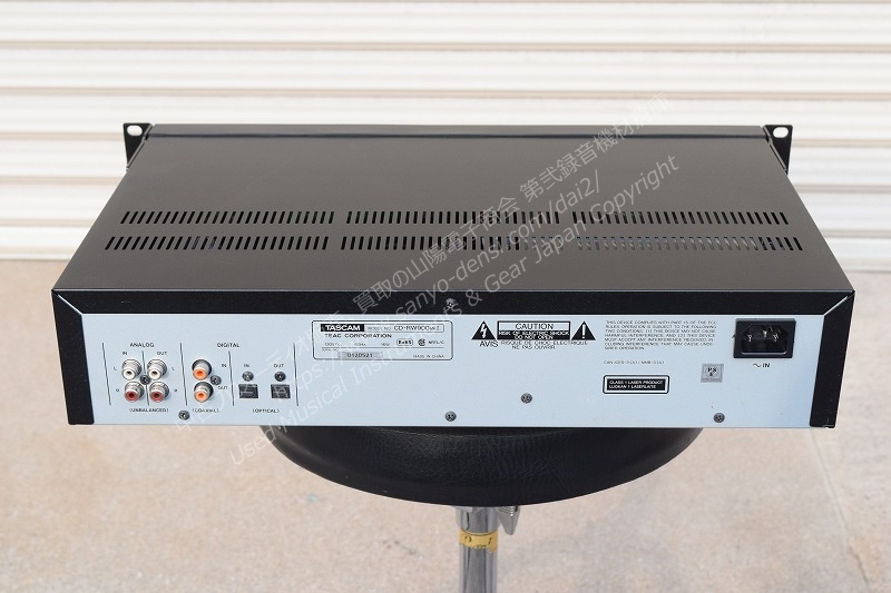 TASCAM CD－RW900MK2 CDレコーダー 中古 山陽電子商会 第弐録音機材倉庫