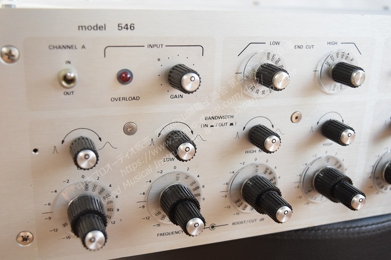 中古音響機材 新入荷!! Urei MODEL-546 DUAL PARAMETRIC EQUALIZER